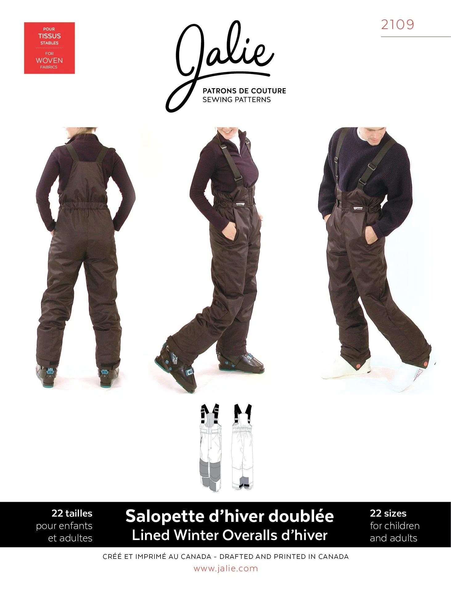 2109 // Lined Winter Overalls