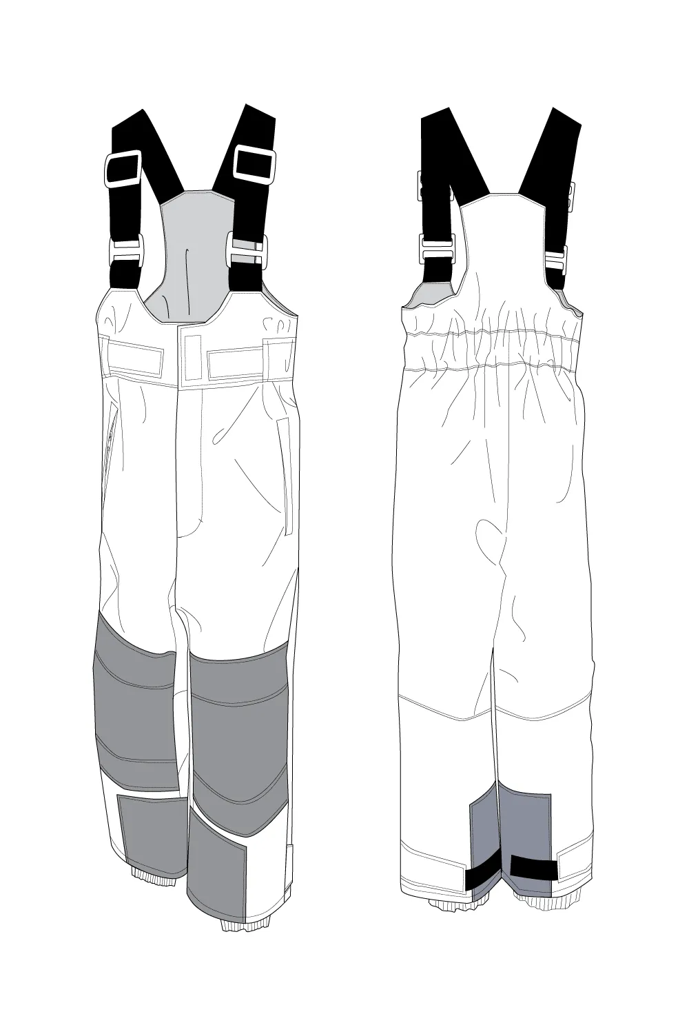 2109 // Lined Winter Overalls