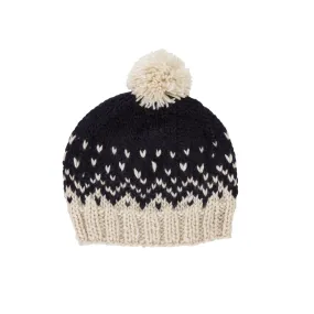 Acorn Snowflake Beanie - Navy