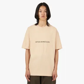 Actual Source Study T-shirt / Beige