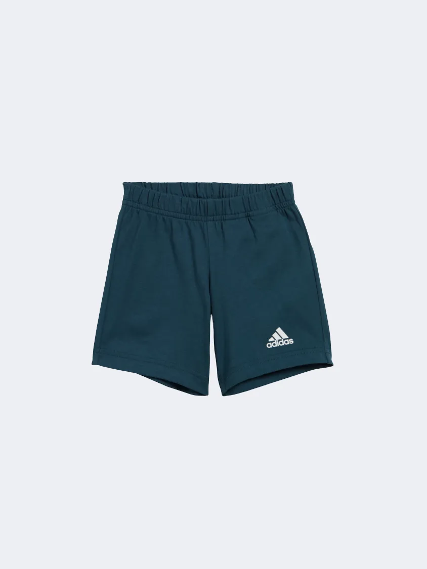 Adidas  Baby-Boys Sportswear Set Light Aqua/Violet