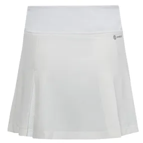 Adidas Girls Club Tennis Pleated Skirt - White