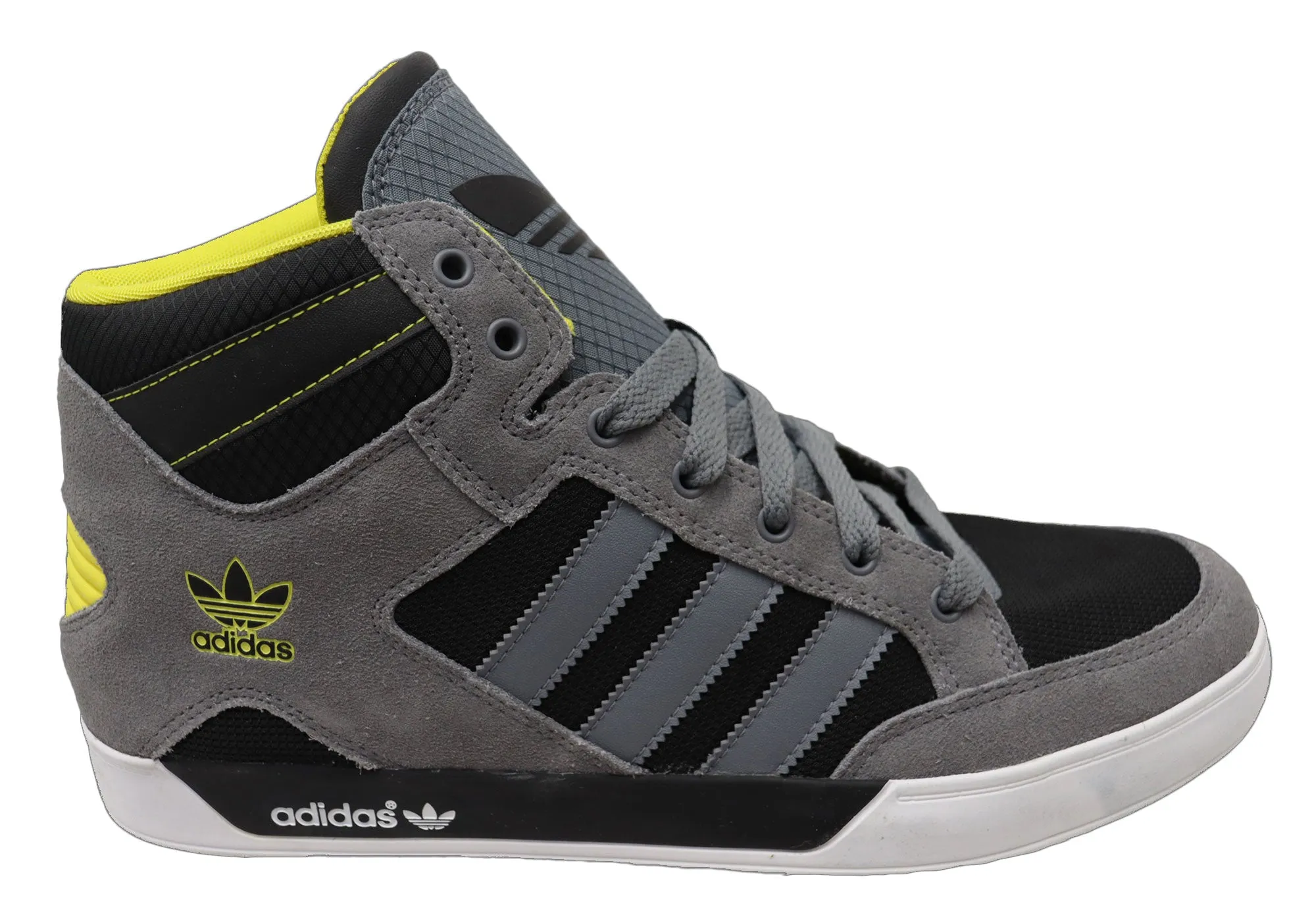 Adidas Mens Hard Court Hi Comfortable Lace Up Shoes