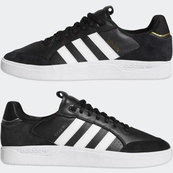 Adidas Tyshawn Low Core Black - Cloud White - Gold Metallic