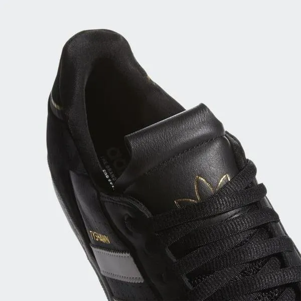 Adidas Tyshawn Low Core Black - Cloud White - Gold Metallic