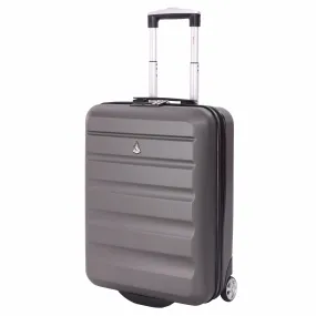 Aerolite (55x40x20cm) Ryanair (Priority) Maximum Allowance 40L Lightweight Hard Shell Carry On Hand Cabin Luggage Suitcase with 2 Smooth Rollerblade Wheels, Built-in TSA Lock