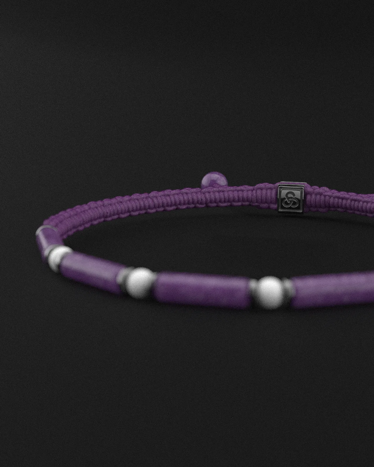 Amethyst   Tridacna Bracelet 4mm | VITA