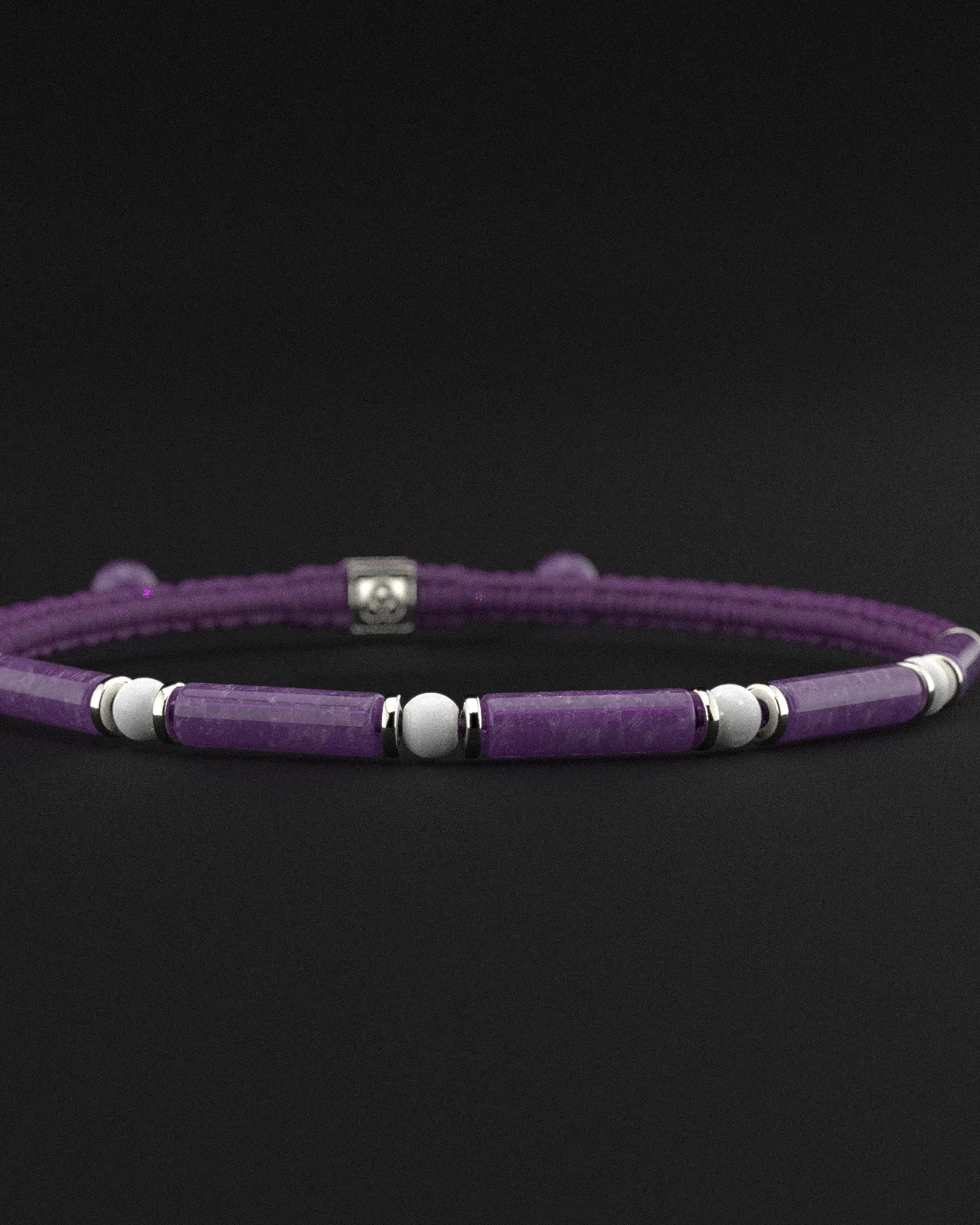 Amethyst   Tridacna Bracelet 4mm | VITA