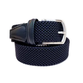 ANDERSON'S BELT | Navy Blue Woven