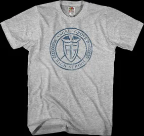 Angel Grove High School Mighty Morphin Power Rangers T-Shirt