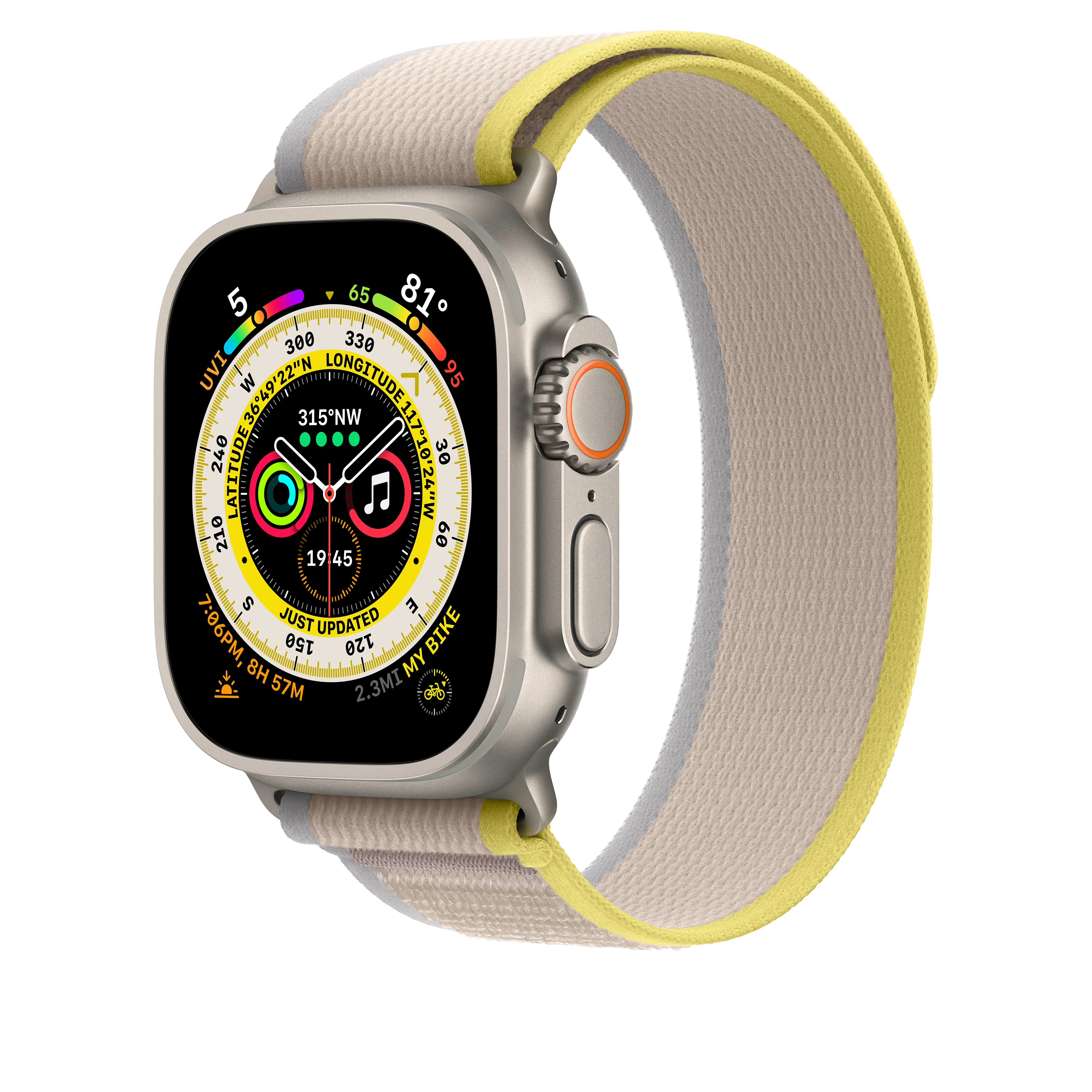 Apple 49mm Yellow/Beige Trail Loop - M/L