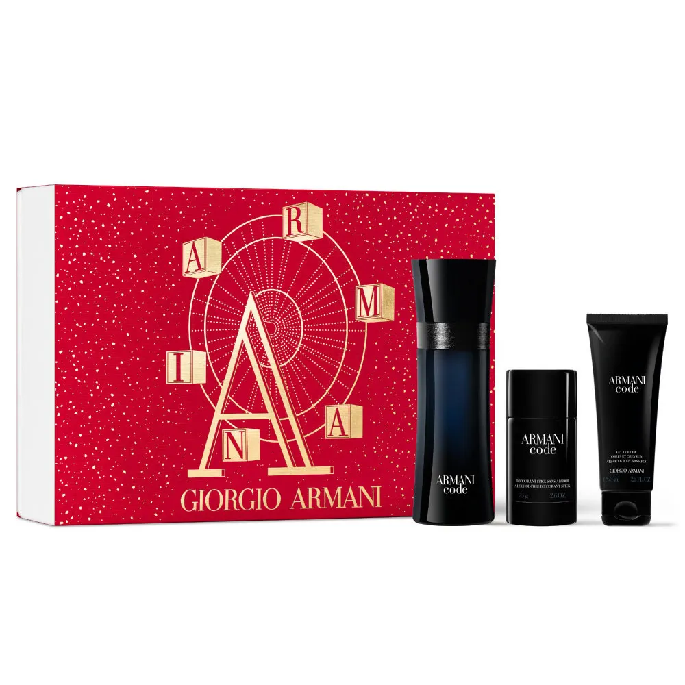 Armani Code by Giorgio Armani 125ml EDT 3 Piece Gift Set