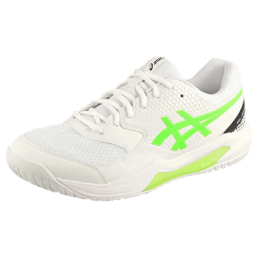 Asics Men's Gel-Dedicate 8 - Pickleball - White/Lime Burst