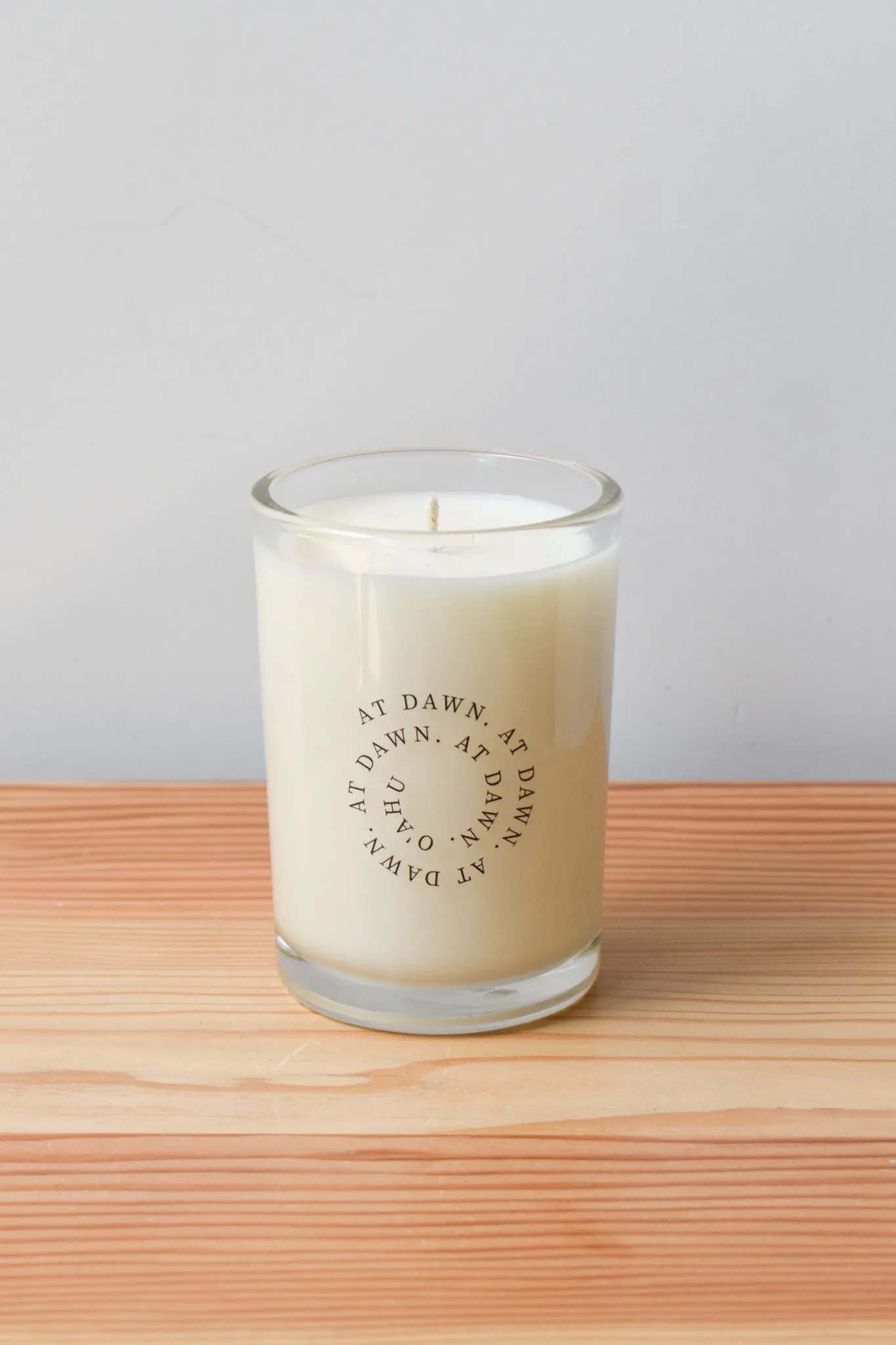 at Dawn. Oud & Orris Root Candle