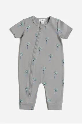 Baby Boy Miles Palm Tree Playsuit