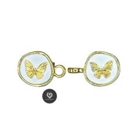 Bellagio Schmetterling off-white gold