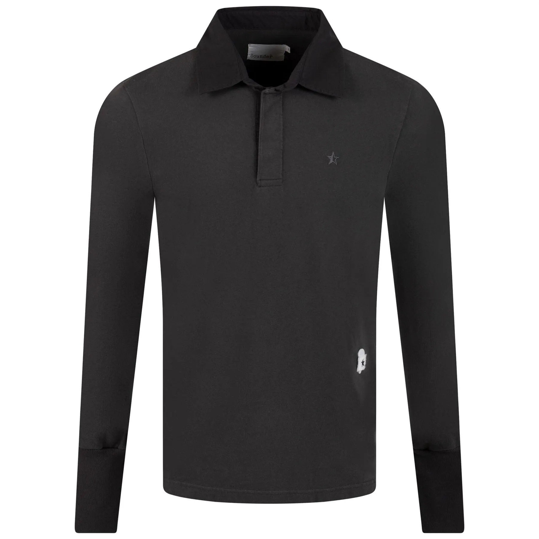 Big Mach LS Polo Charcoal - SS23