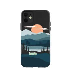 Black Digital Nomad iPhone 11 Case