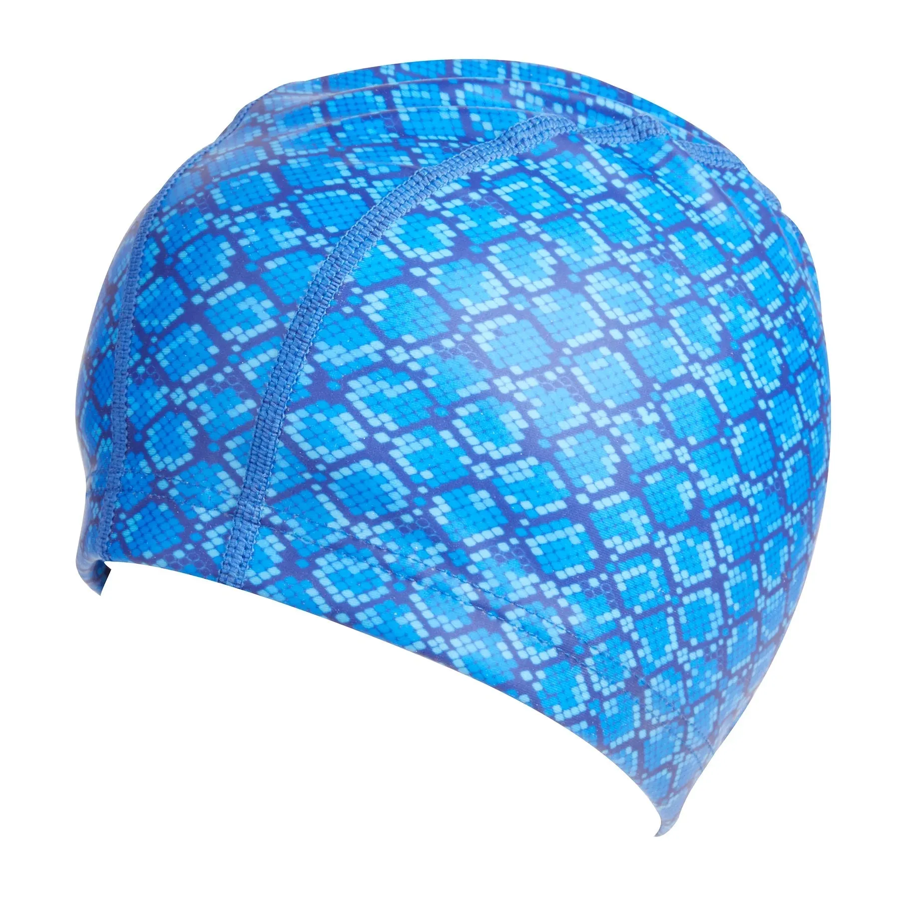 Bling2o - Royal Blue Snake Print Star Swim Cap