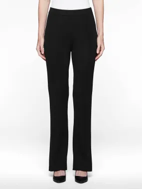 Bootcut Knit Pant, Black