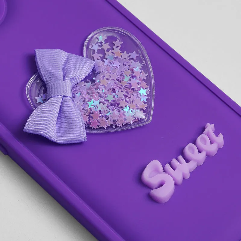 Bow Heart Cute Phone Back Cover for Redmi Note 10