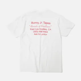 Bunny Jr. Tapes for Blues T-shirt - White