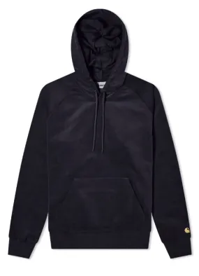 Carhartt WIP Hooded Cord Sweat / Dark Navy / Gold