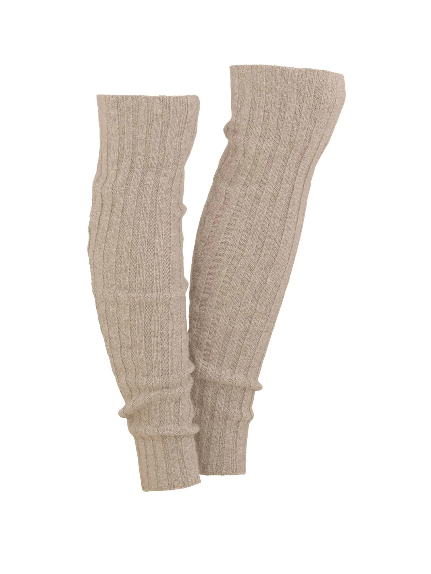 Cashmere leg warmers "Leggings" - toast