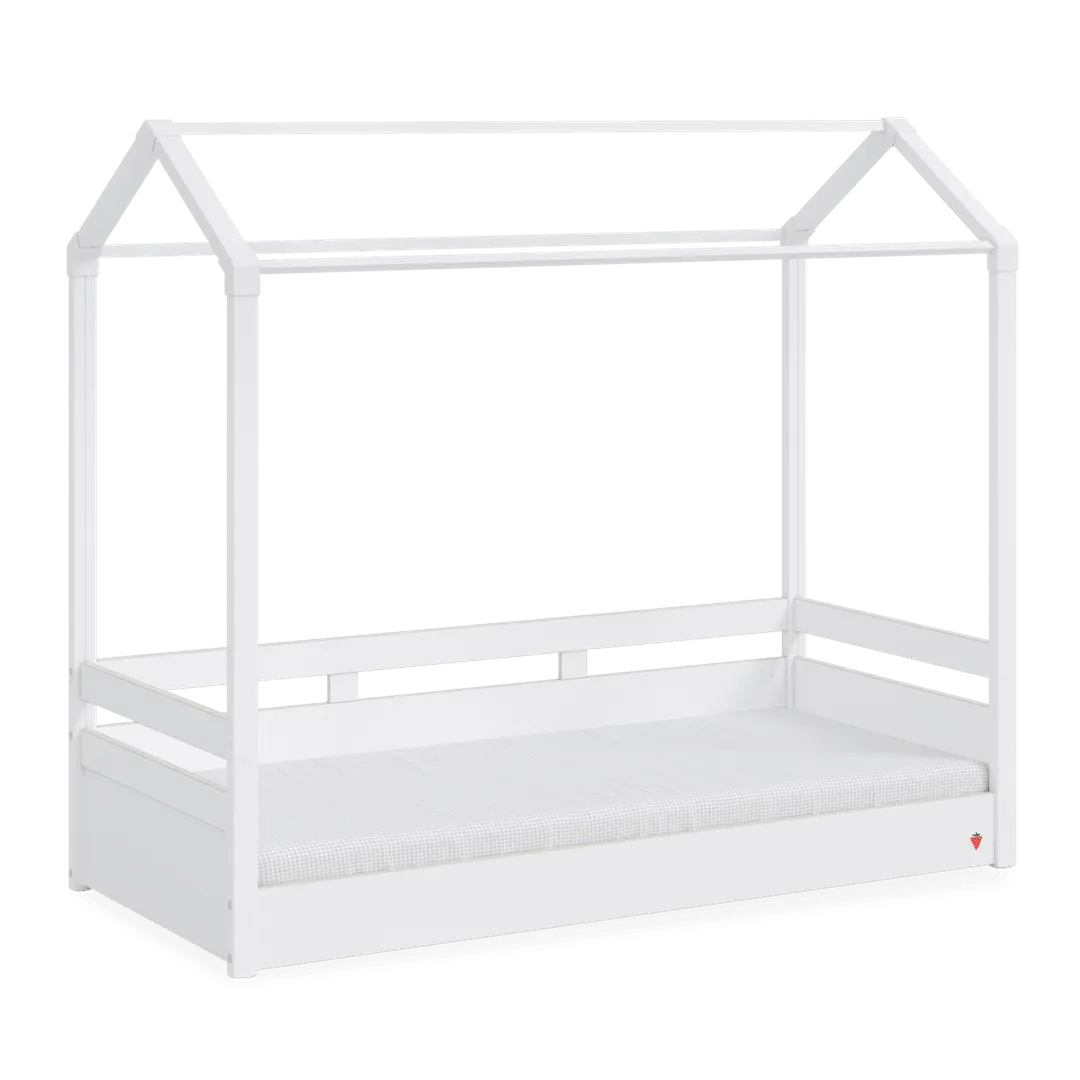 Cilek Montes White Roof Bed (90x200 Cm) - Dual Height