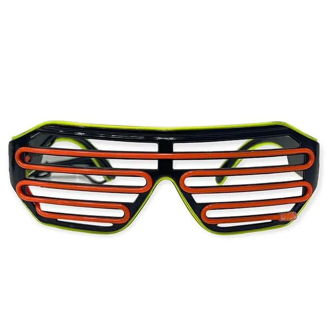 Colorful LED Glowing Party Flashing Light Glowing Glasses (Select From Drop Down Menu)