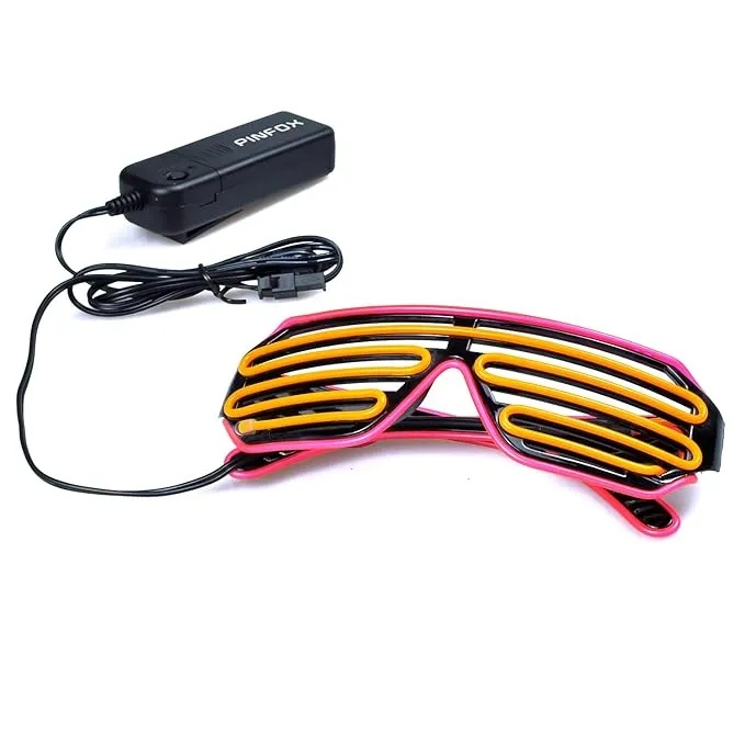 Colorful LED Glowing Party Flashing Light Glowing Glasses (Select From Drop Down Menu)