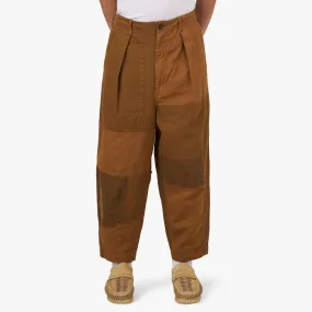 COMME des GARÇONS HOMME Multi Fabric Pants / Beige