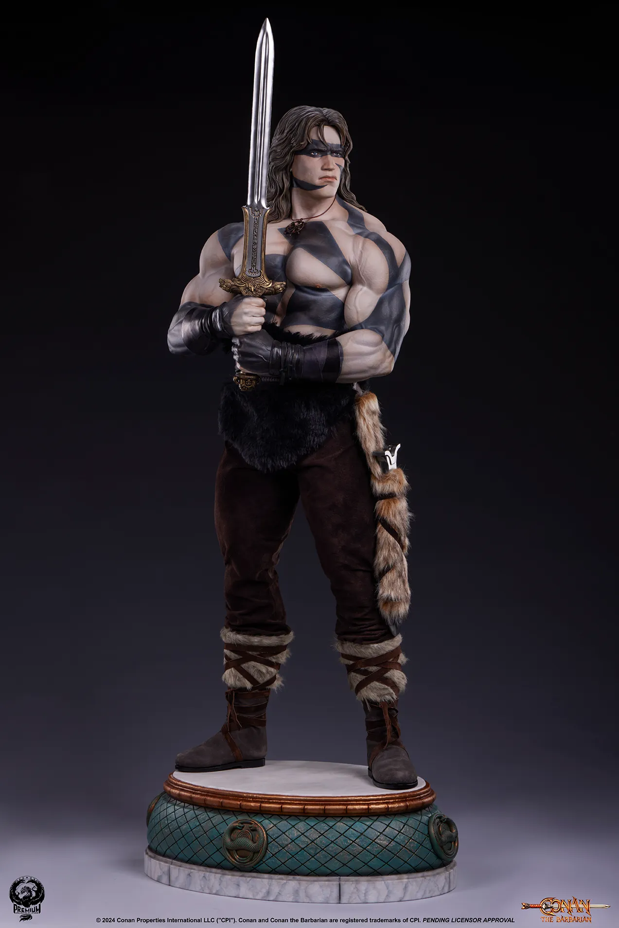 Conan the Barbarian (War Paint) 1/2 Scale Statue