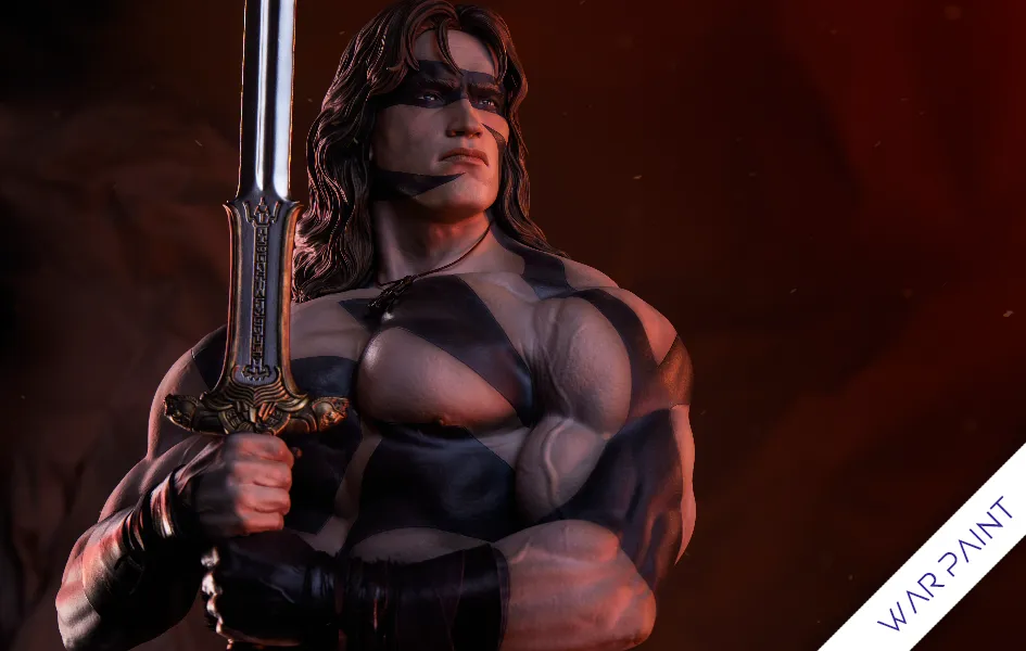 Conan the Barbarian (War Paint) 1/2 Scale Statue