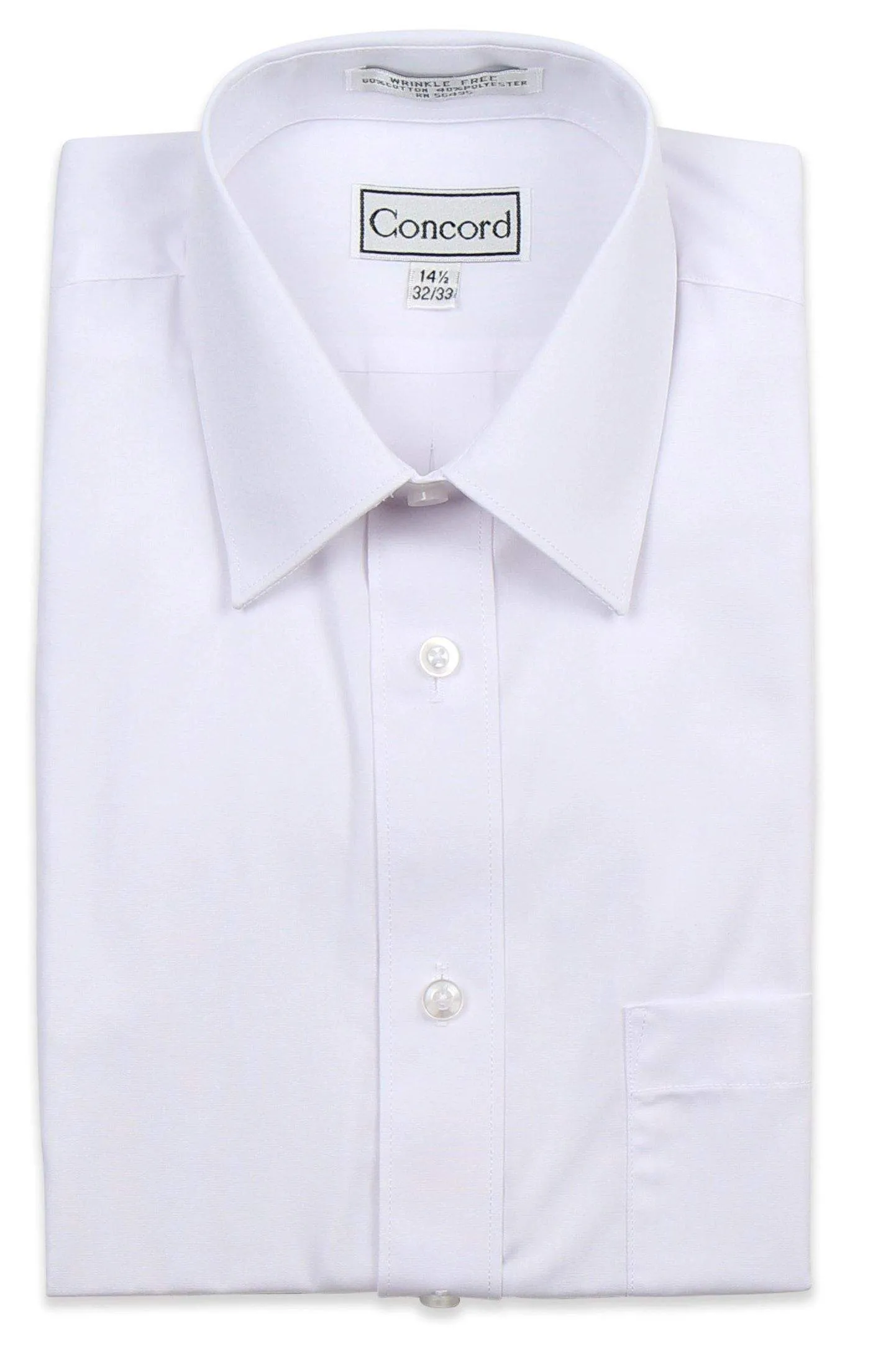 Concord Mens White Shirt Left Over Right