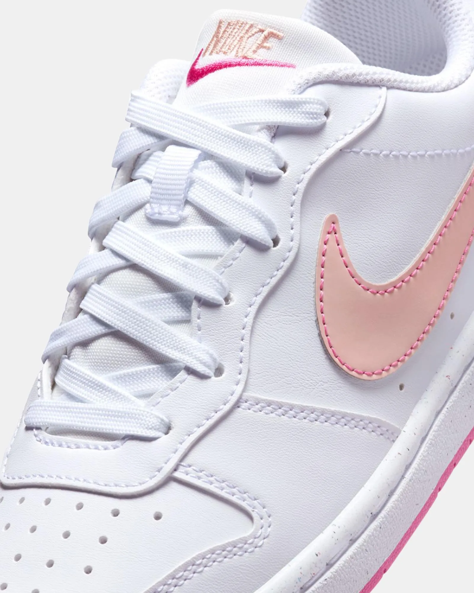 Court Borough Low RC Grade School White/Artic Orange/Pinksickle