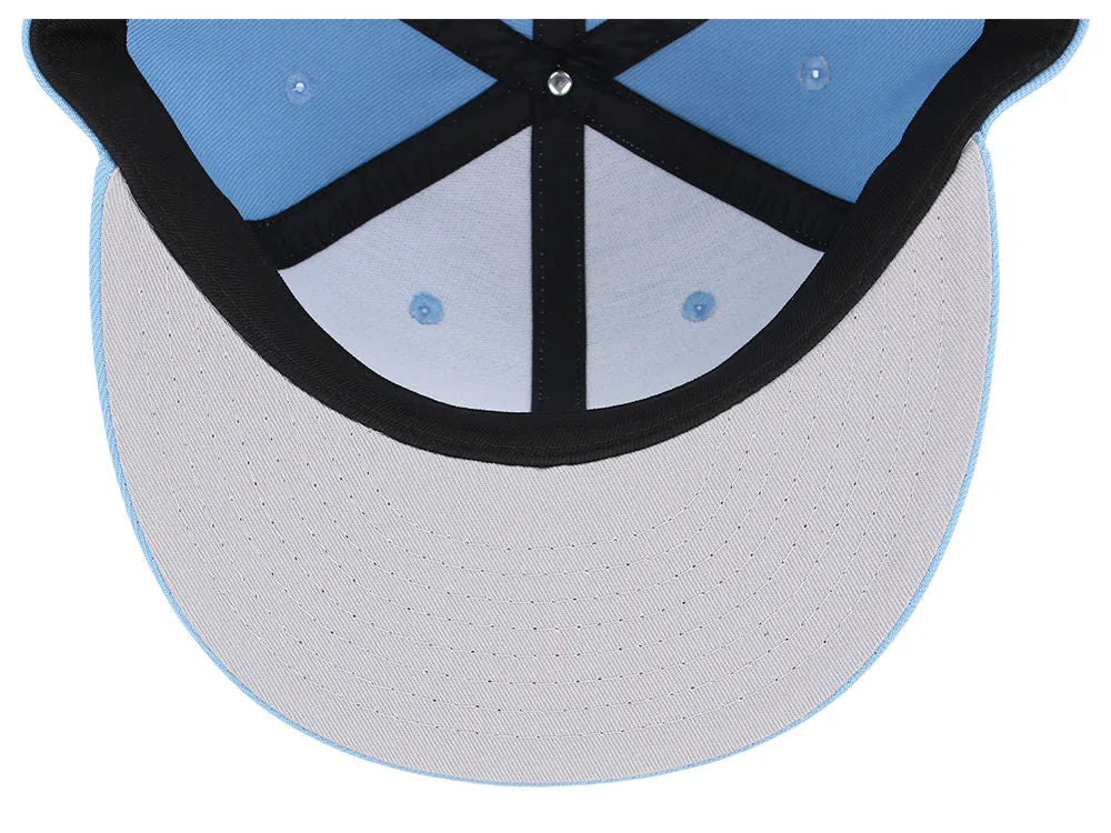 Crowns By Lids Full Court Fitted Cap - Light Blue