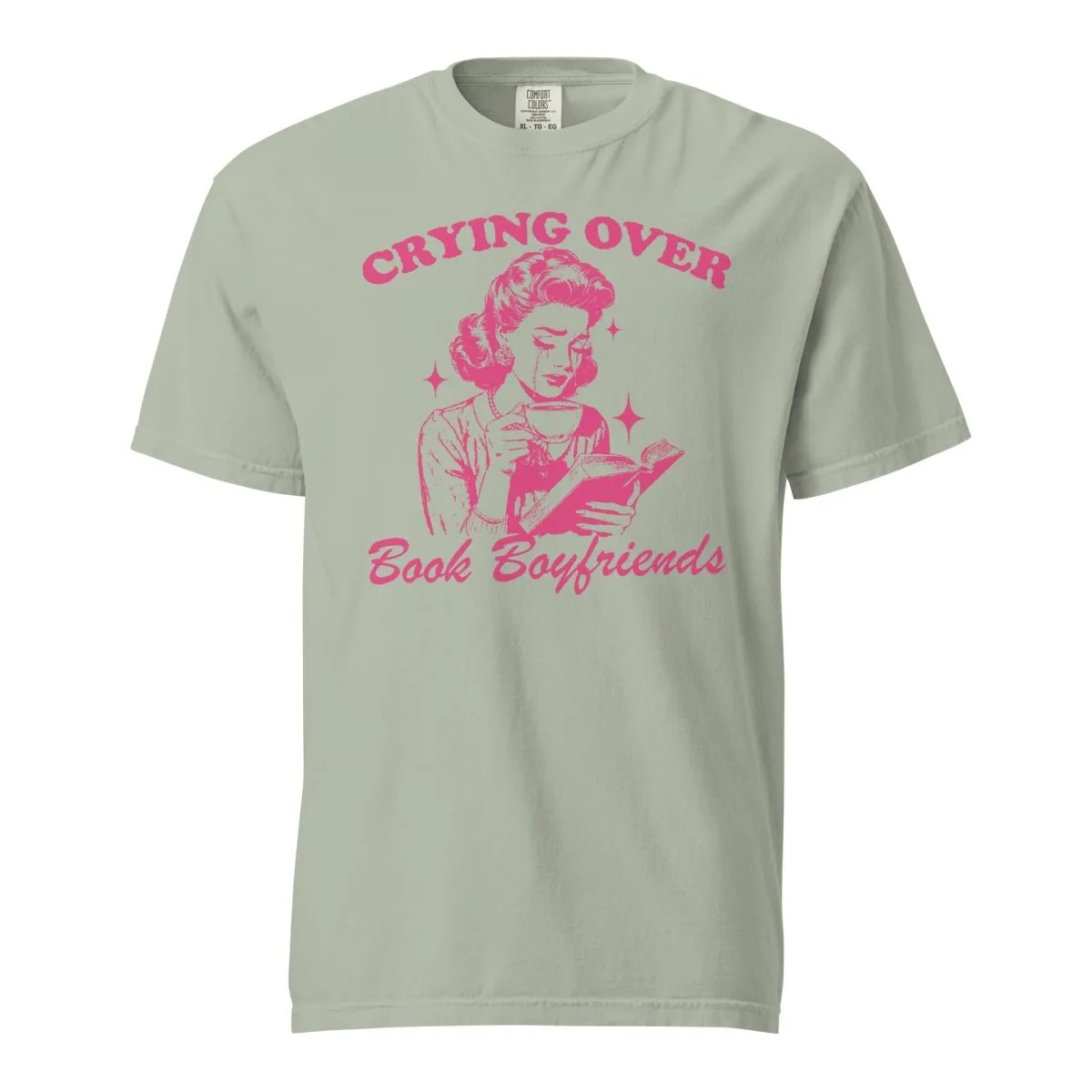 'Crying Over Book Boyfriends' T-Shirt