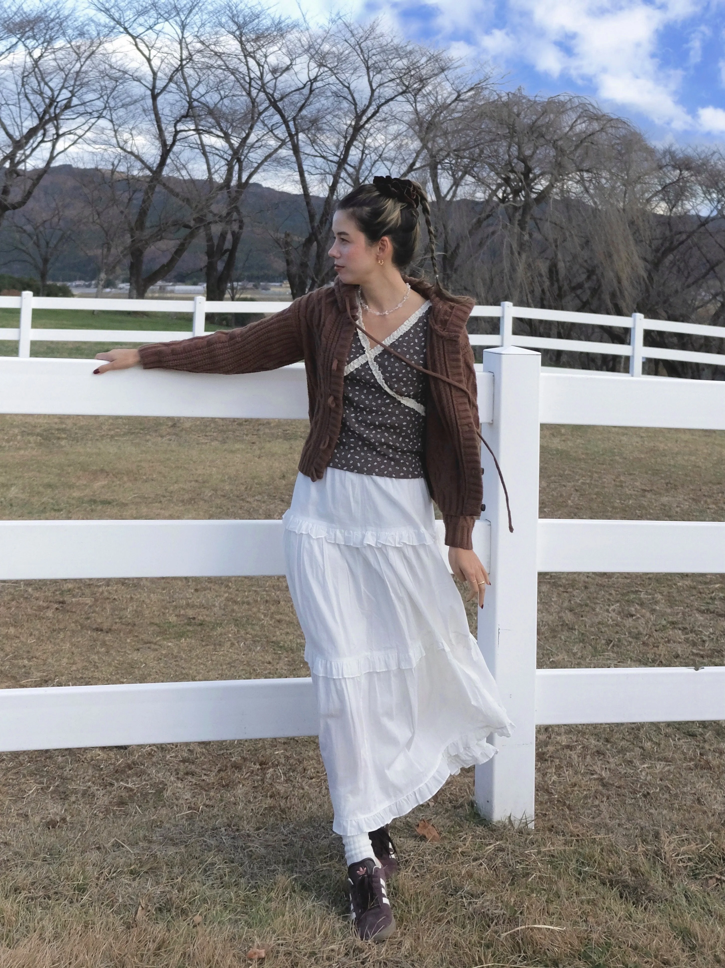 Daily Cable Knit Cardigan