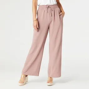 Daphne High-Waisted Loose Bottom - Plum - Final Sale