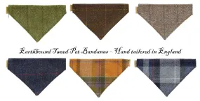 EARTHBOUND Signature Tweed Dog Bandanas