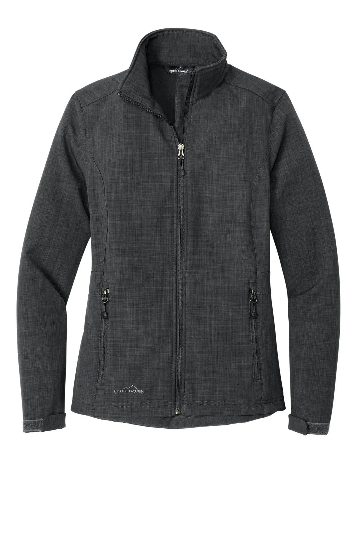 Eddie Bauer Ladies Shaded Crosshatch Soft Shell Jacket. EB533