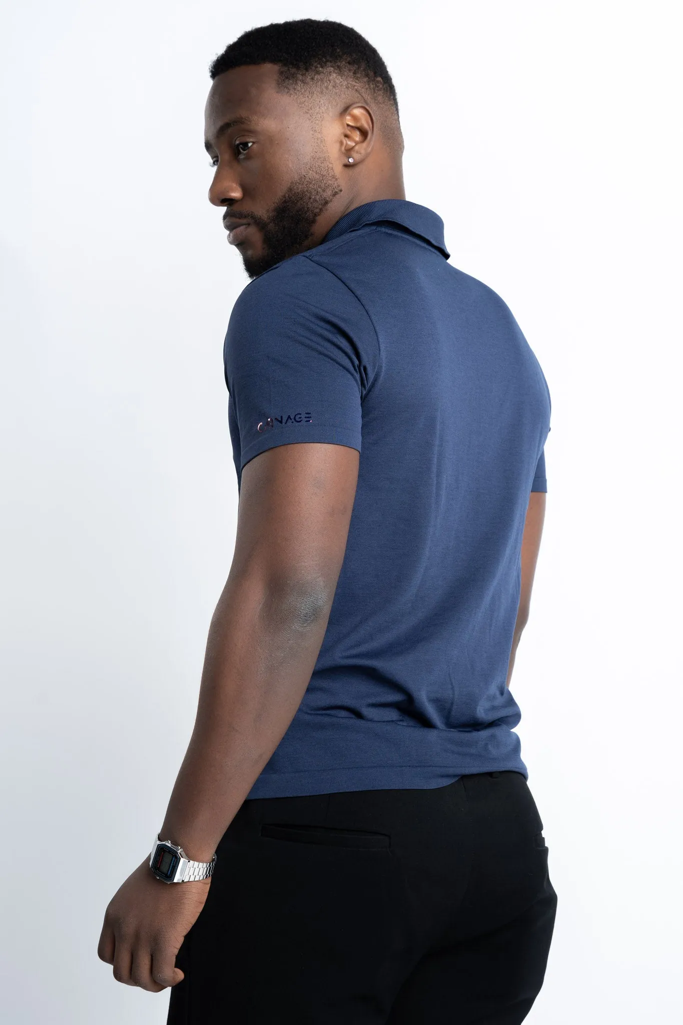 Essential Seamless 1/4 Zip up Polo