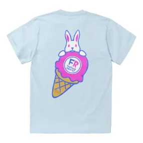 #FR2 RABBITS ICE CREAM T-SHIRT-LIGHT BLUE