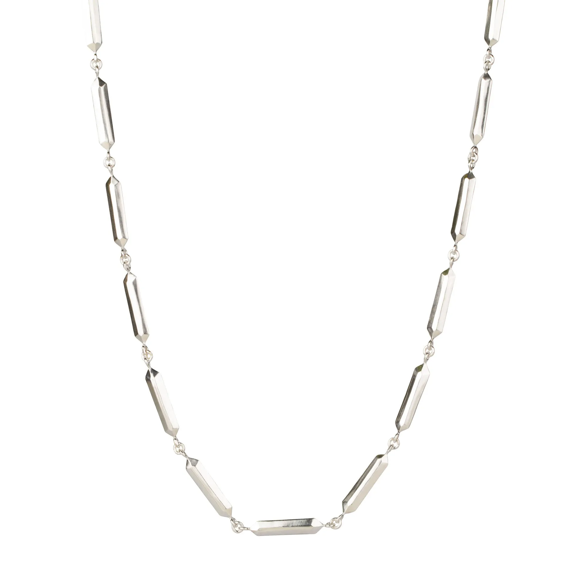 Fragment Link Necklace in Silver