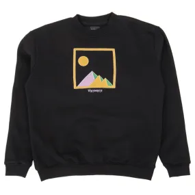 Giza Applique Crewneck Sweatshirt (Black)