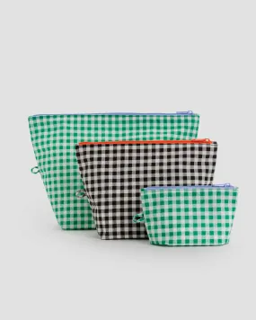 Go Pouch Set - Gingham