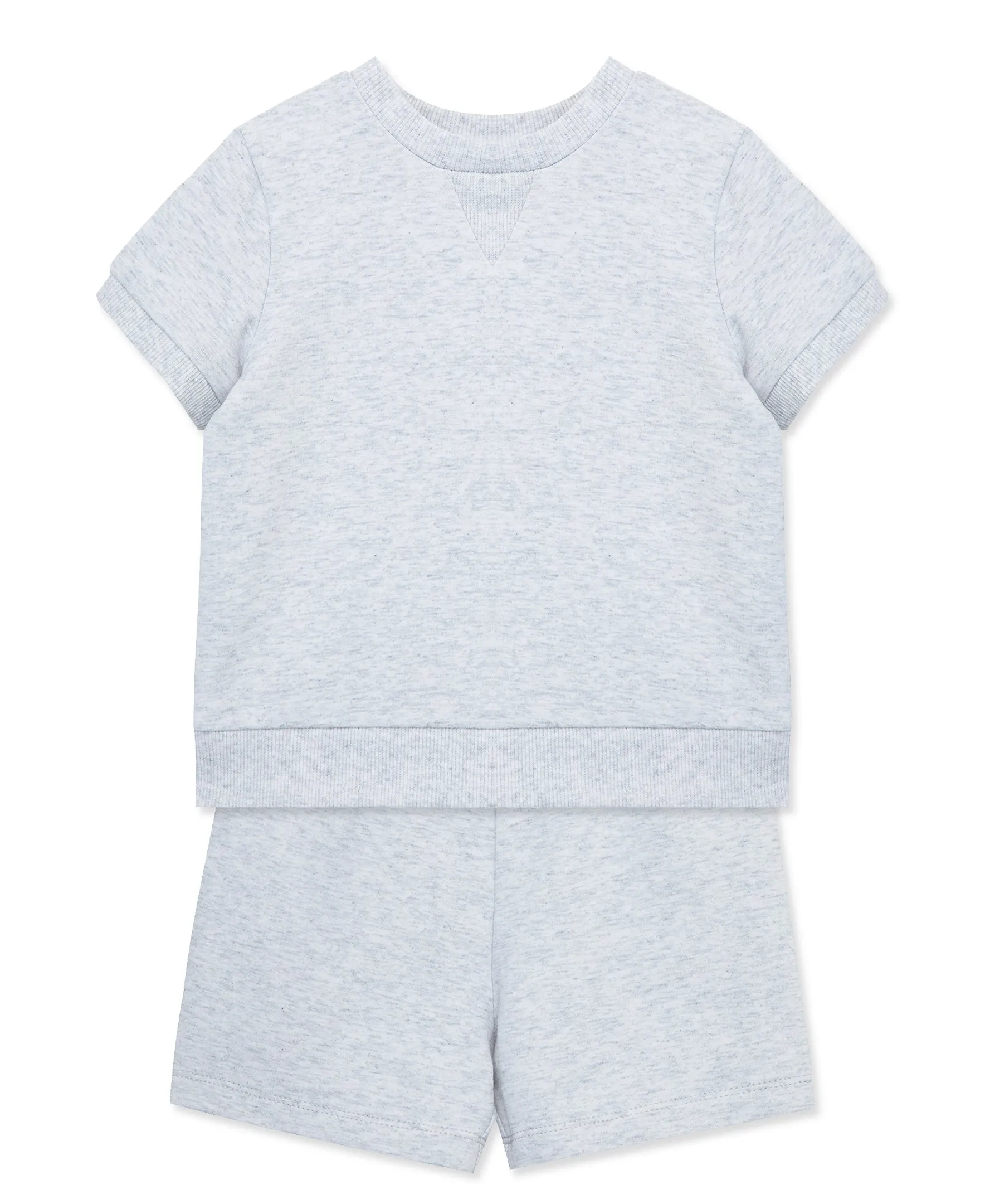 Grey 2-Piece Infant Short Set (12M-24M)