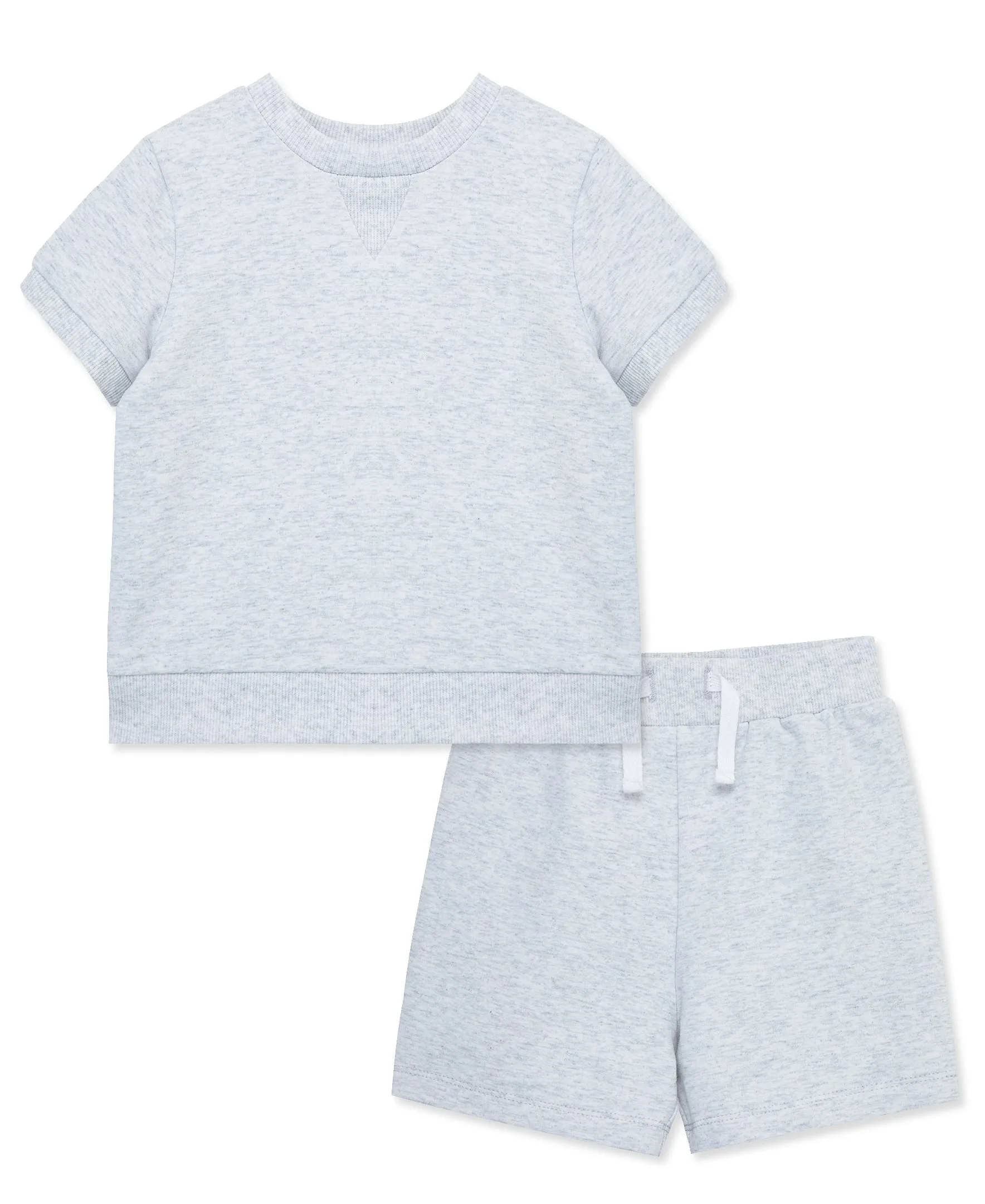 Grey 2-Piece Infant Short Set (12M-24M)