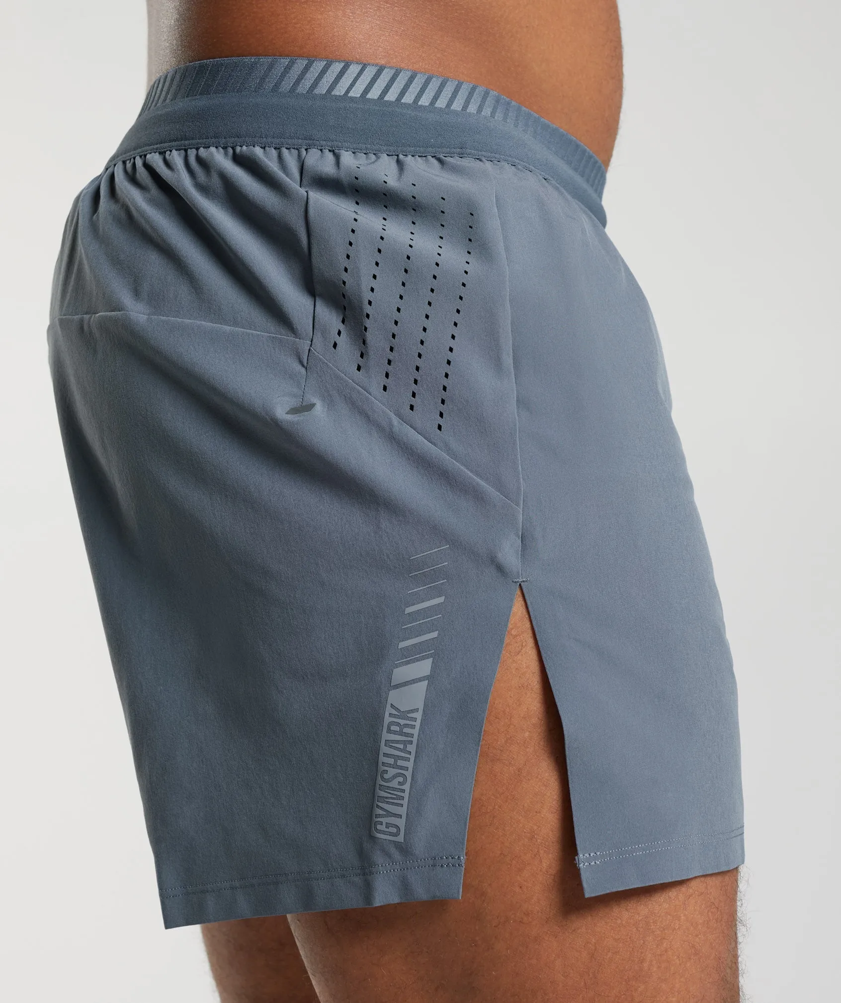 Gymshark Apex Run 4" Shorts - Evening Blue